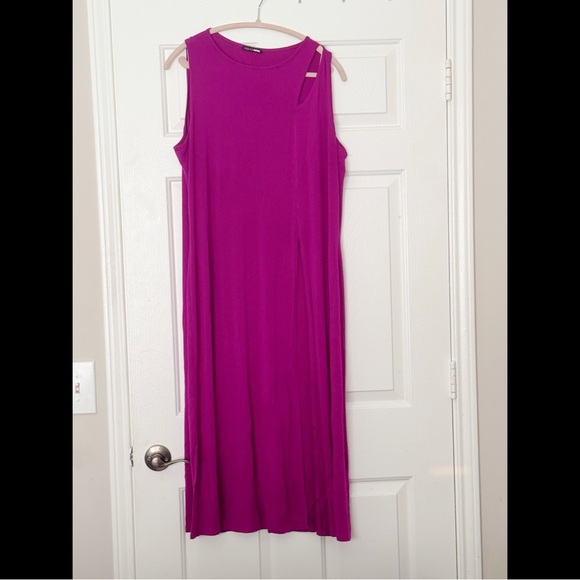 Plus Size Raspberry Tunic - Picture 2 of 3